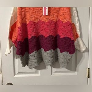 NWT Andree By Unit, ‘Perfectly Priscilla Crush on you Oversized Sweater’